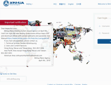Tablet Screenshot of info.xinhua.org
